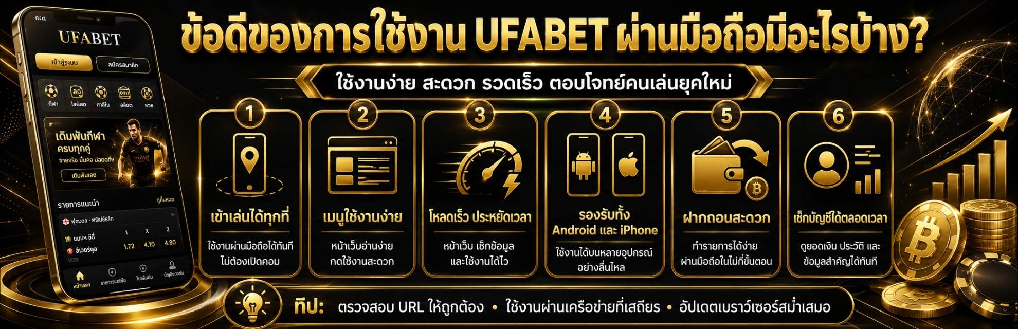 ข้อดีของการใช้งาน UFABET