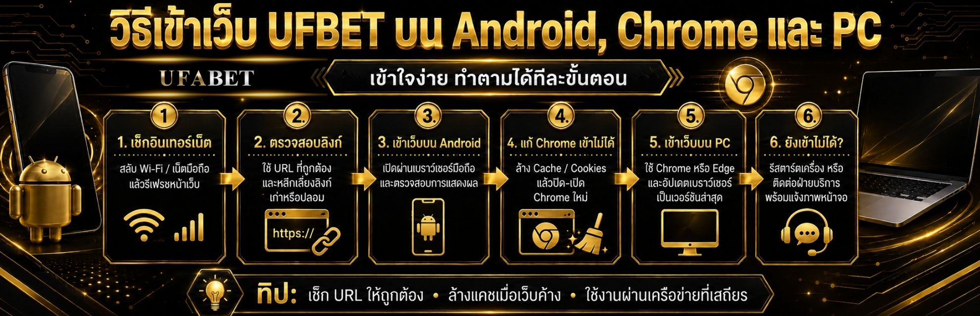 วิธีเข้าufabet