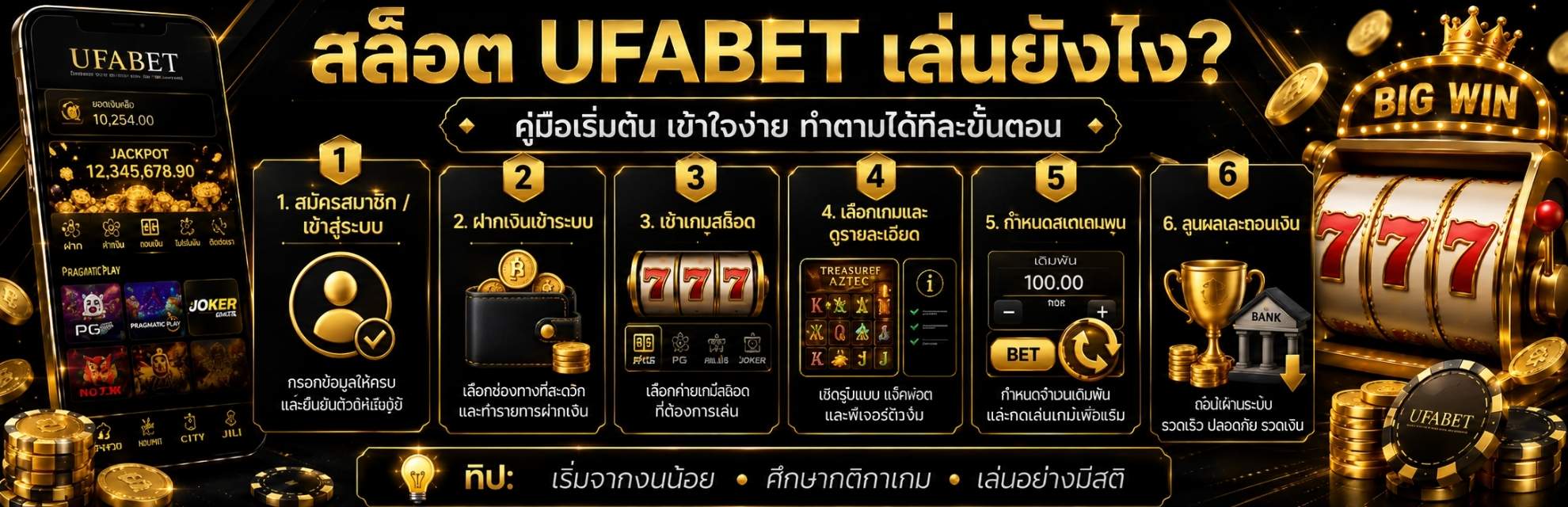สมัครและสอนเล่นเว็บ UFABET ออนไลน์