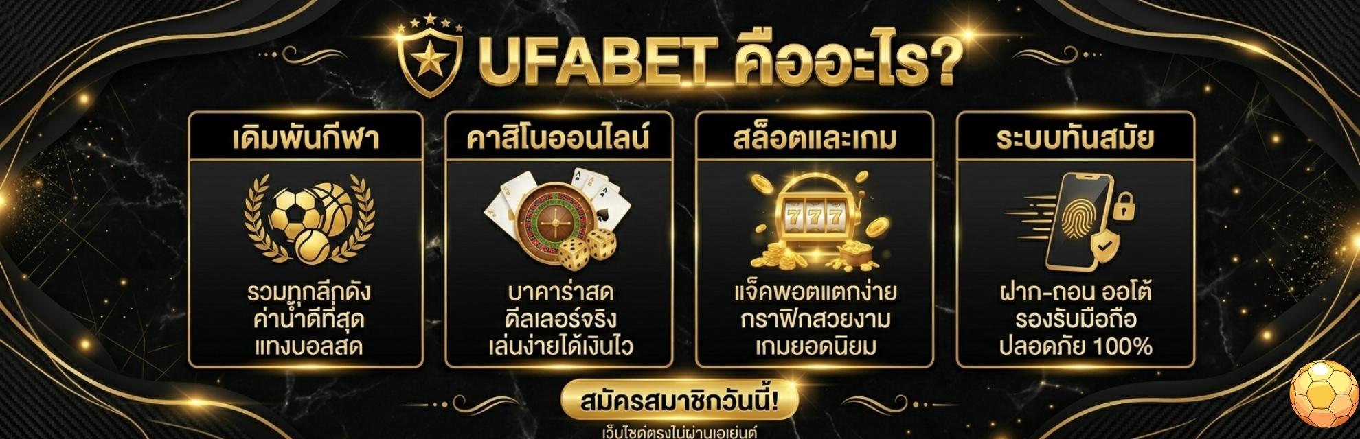 ยูฟ่าเบท คืออะไร และให้บริการอะไรบ้าง?
