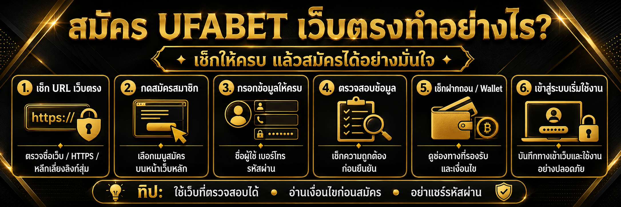 สมัคร UFABET เว็บตรงทำอย่างไร?