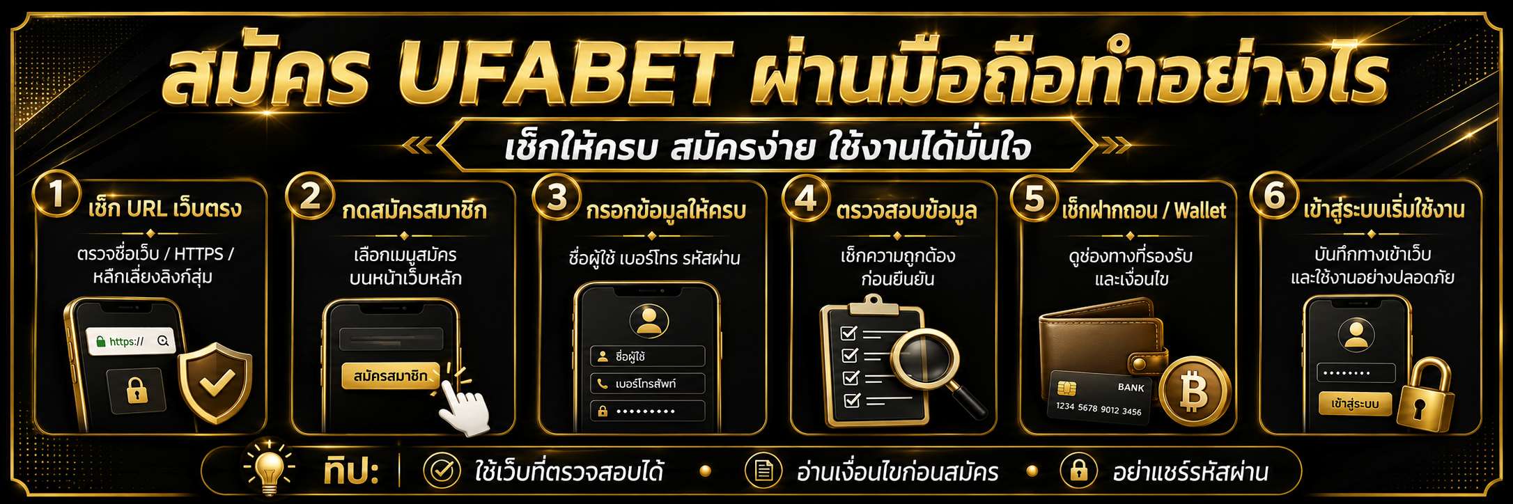 สมัคร UFABET ผ่านมือถือทำอย่างไร