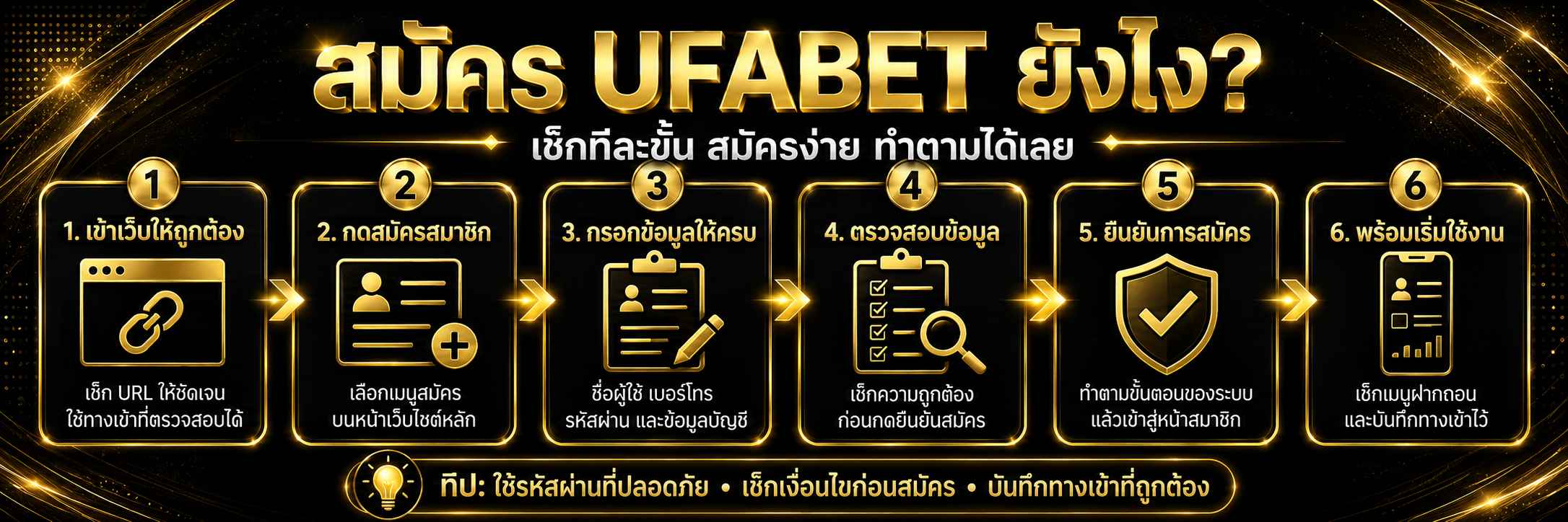 สมัคร UFABET ก่อนเข้าสู่ระบบต้องเตรียมอะไรบ้าง?